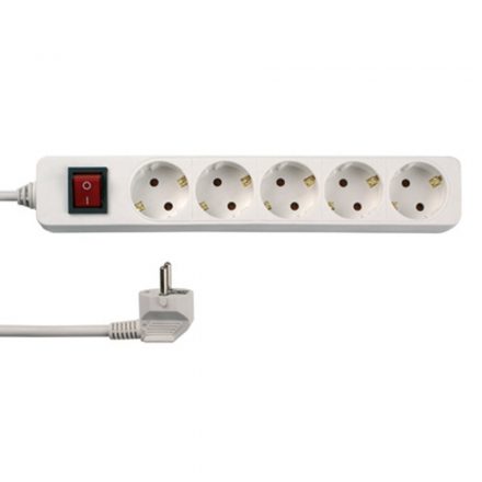  Desktop distributor with switch 5, 3m, 3x1.5m, white 001252301