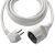  Grounded swinging extension cord 3m 3x1.5 white 0016030114