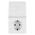  Grounded intermediate socket, with USB socket + inductive charger 0020870103