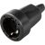  Grounded swing socket (PVC) center ex., black 0138H