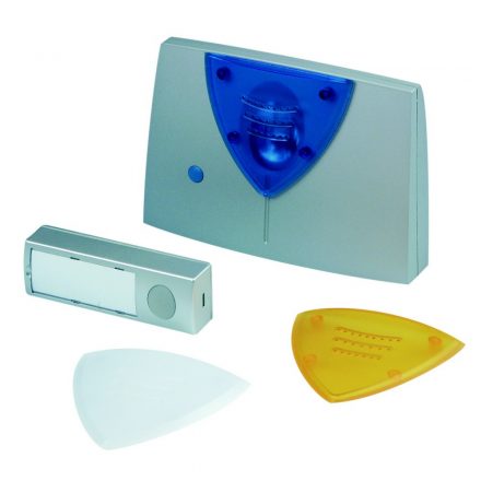  Doorbell, wireless, 150m, with flashing light, white 0514902555