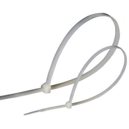  Cable tie, 150x3.6mm, white, 25pcs 08289