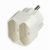  Ungrounded distributor 2, 2, 5A, white 12710