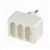  Ungrounded distributor 3, 2, 5A, white 12730