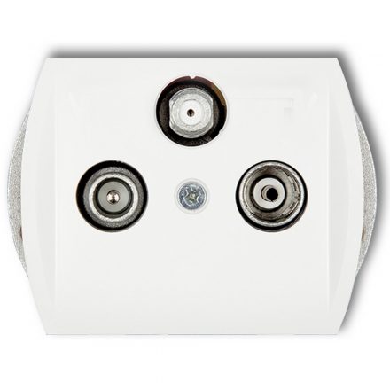  TREND antenna socket (SAT), white 20874