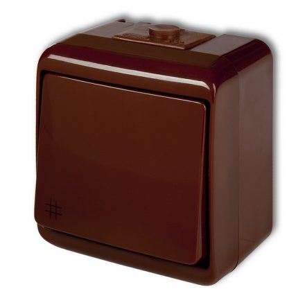  Aquastar cross switch, brown IP54 22051B