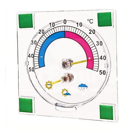  Thermometer / weather forecast 90x90 transparent 3000990