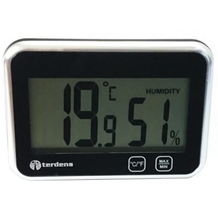  Thermometer / hygrometer indoor, black 3003632