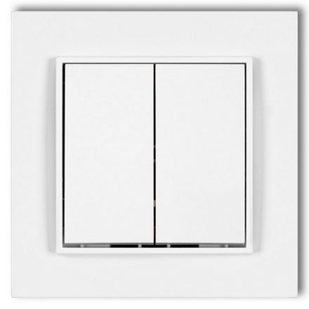  MINI chandelier switch with frame white 4101H