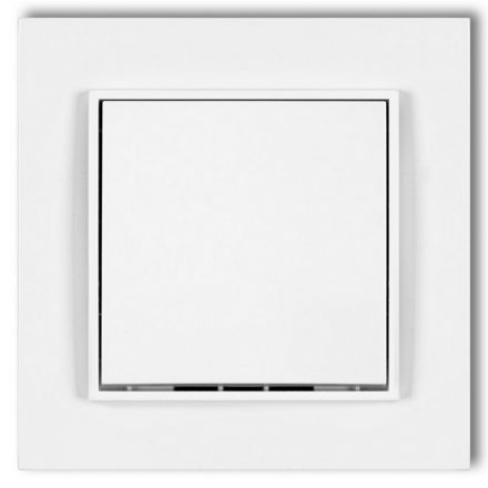 MINI push button with frame white 4103H