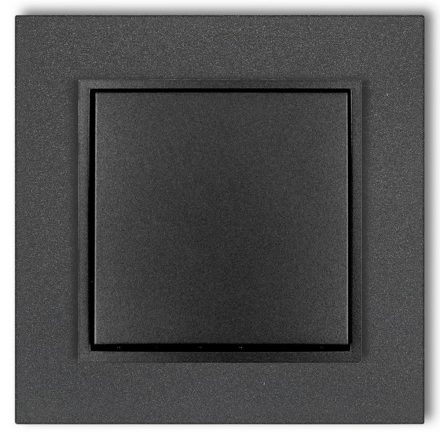  MINI single-pole switch with frame metallic graphite 4114H