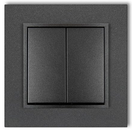  MINI chandelier switch with frame metallic graphite 4115H