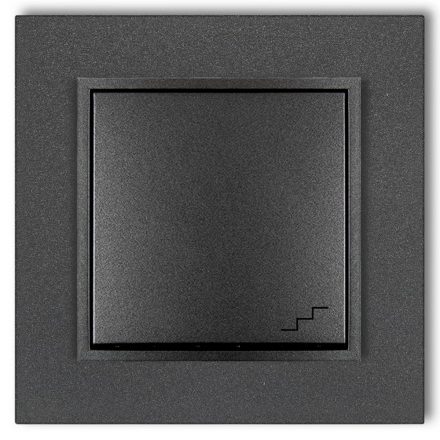  MINI switch with frame metallic graphite 4116H