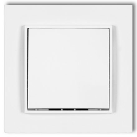  MINI push button with frame matt white 4163H