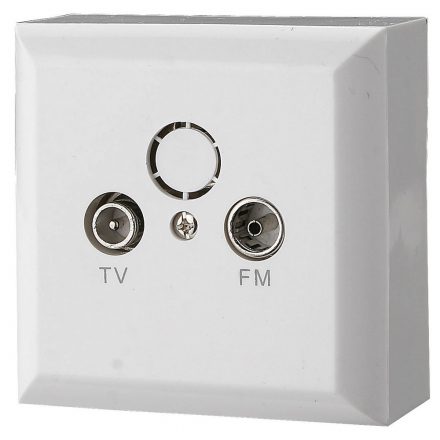  BUSINESS LINE TV socket, outside the wall, white 4512H