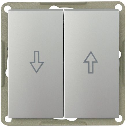  MODUL shutter switch insert, recessed, silver 4746H