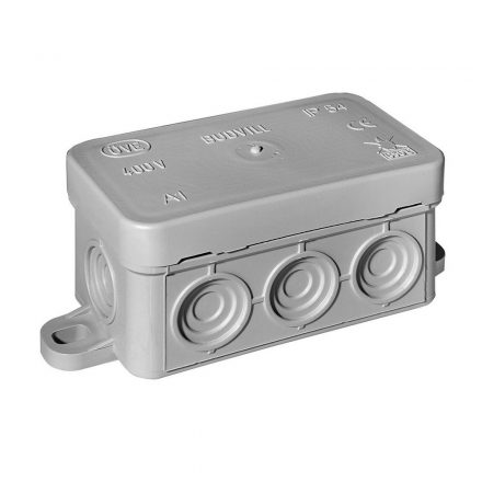  Connection box, outside the wall, 75x45x40mm, gray IP54 5229H