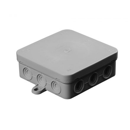  Connection box, outside the wall, 100x100x40mm, gray IP54 5233H