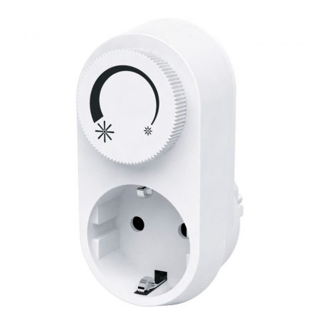 Grounded intermediate socket with dimmer for LED 6032H