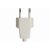  Ungrounded 'EURO' swing plug white 63072