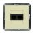  OPAL double LAN/telephone socket RJ-45 without frame, beige 8748H