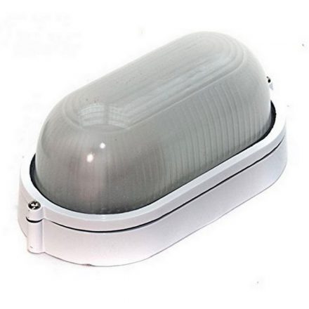  Boat light, oval, aluminum, white 90052