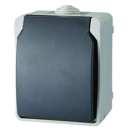  AQUATOP ltd. 1-way plug IP54 gray 9871H