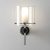  Astro Arezzo 1049001 Bathroom Wall Lamp Chrome Transparent Metal Glass