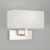  Astro Park Lane 1080009 Bathroom Wall Light Matt Nickel White Metal