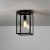  Astro Homefield 1095021 Outdoor Ceiling Lamp Black Transparent Metal