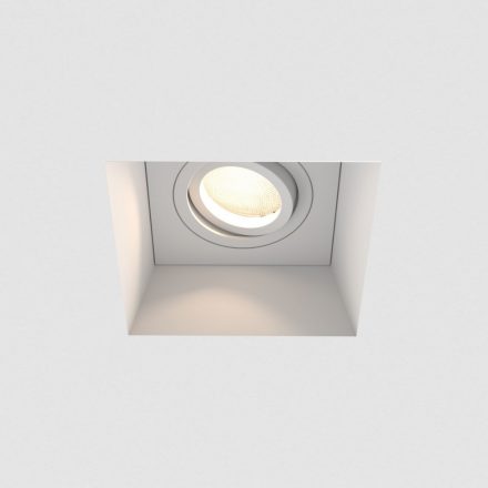  Astro Blanco Twin Square 1253007 Recessed Ceiling Lamp White Plaster