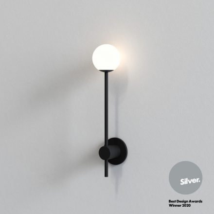  Astro Orb 1424004 Bathroom Wall Lamp Matt Black White