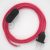  Lamp cord, RM08 fuchsia rayon 1.80 m. Off switch and plug color.