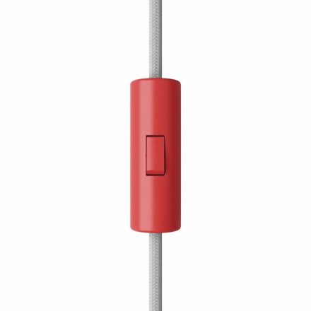 Reconnectable cylindrical single-circuit toggle switch with grounding connector