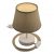  Alzaluce Impero with lampshade, metal table lamp with English plug, cable and switch