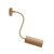  Fermaluce Flex 30 lamp with mini wooden rose and spotlight with Tub-E14 lampshade