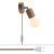  Spostaluce adjustable wooden hinged lamp with two-pole plug