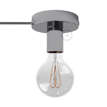  Spostaluce, the metal light source with textile cable and side openings