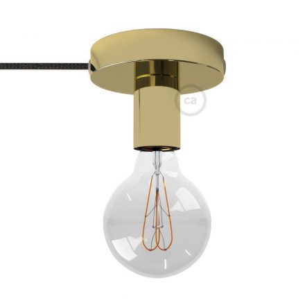  Spostaluce, the metal light source with textile cable and side openings