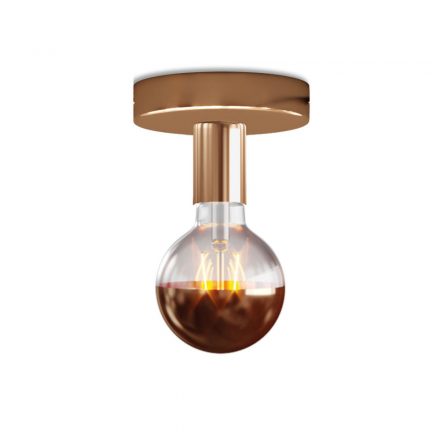  Fermaluce metal lamp with Globe bulb