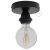  Fermaluce Metal E27 with threaded lamp holder, the metal wall or ceiling light source