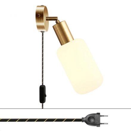  Spostaluce Metal 90°, the adjustable light source with fabric cable and side holes