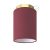  Fermaluce Metal Cylinder with lampshade, Ø 15cm h18cm, metal-coated wall or ceiling lamp