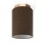  Fermaluce Metal Cylinder with lampshade, Ø 15cm h18cm, metal-coated wall or ceiling lamp