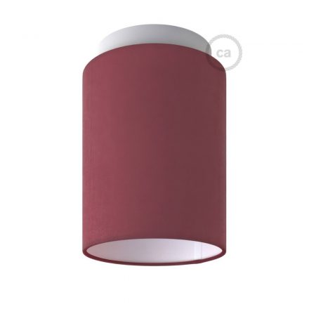  Fermaluce Color with cylindrical lampshade, Ø 15cm h18cm, metal wall or ceiling recessed lamp