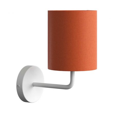  Fermaluce Metal metal wall lamp with lampshade and curved arm