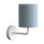  Fermaluce Metal metal wall lamp with lampshade and curved arm