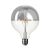  LED bulb hemisphere silver B05 5V collection short filament Globe G125 1.3W 110Lm E27 2500K adjustable