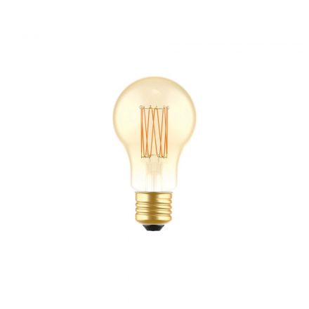  LED Gold Bulb Carbon Line Fiber Cage Drop A60 7W 640Lm E27 2700K Dimmable - C53