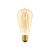 LED gold bulb carbon line fiber cage Edison ST64 7W 640Lm E27 2700K dimmable - C54